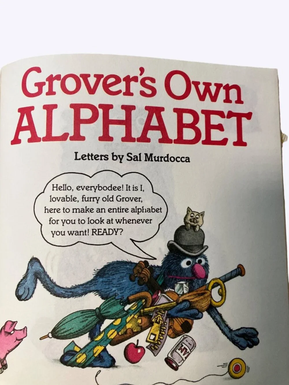 Grovers Own Alphabet 1978 Sesame Street Little Golden Book Hardcover